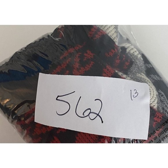 VINTAGE HAVANA Fringed Tribal Aztec Boho Sesign woman Sweater Charcoal- Red S - Picture 12 of 12